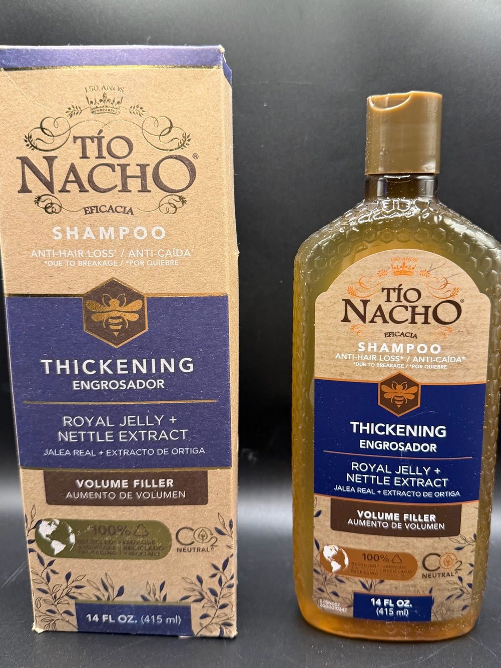 Thickening Shampoo - Brown - Royal Jelly & Nettle
